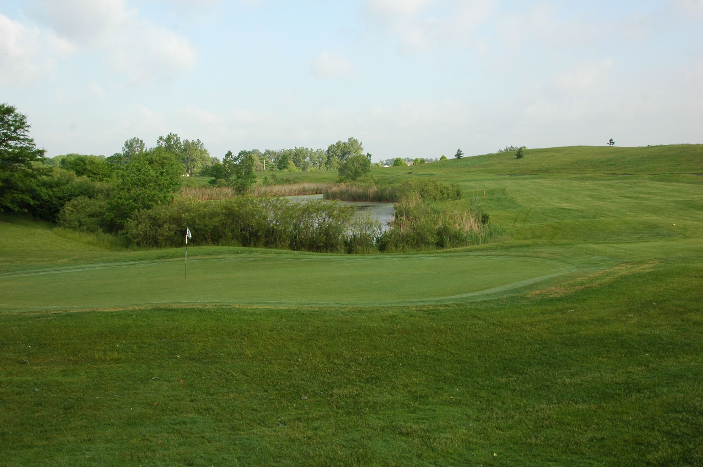 The beautiful scenery of the Lakes of Taylor Golf Course.